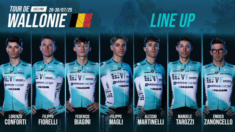 VF GROUP BARDIANI-CSF FAIZANÈ: TOUR DE WALLONIE, THE LINE-UP.