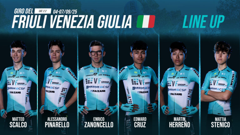 VF GROUP BARDIANI-CSF FAIZANÈ: GIRO DEL FRIULI VENEZIA GIULIA, THE LINE-UP.