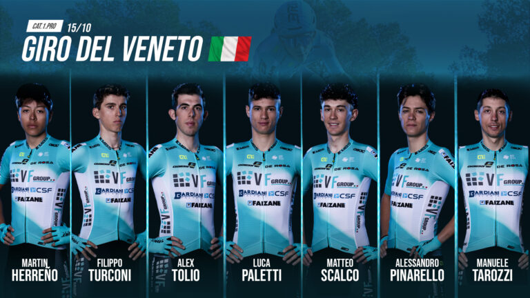 VF GROUP BARDIANI-CSF FAIZANÈ: LE FORMAZIONI PER IL GIRO DEL VENETO E LA SERENISSIMA GRAVEL.